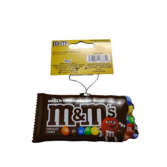M&Ms Milk Chocolate Candy 4 inch Novelty Decoupage Ornament Decoration - Picture 2 of 2
